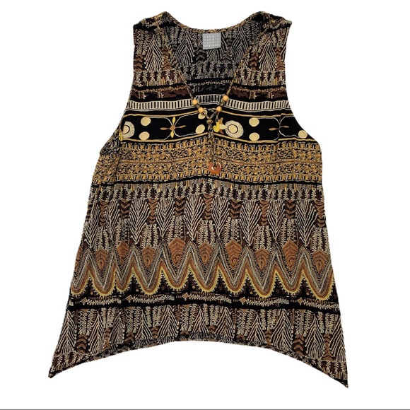 Rabbit Rabbit Rabbit Women's Vintage Boho Top. - Picture 2 of 8